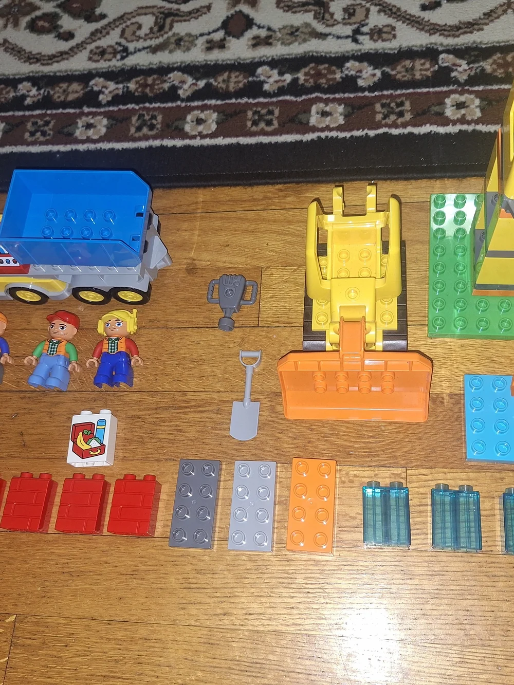 LEGO DUPLO Yellow Construction Site Playset for Kids
